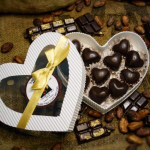 Bombones de chocolate oscuro